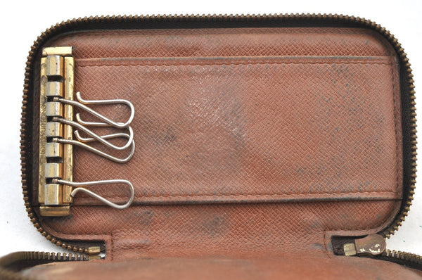 Authentic Louis Vuitton Monogram Pochette 6 Cles Key Case Holder M62610 LV K8891