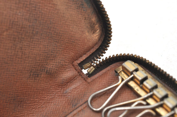 Authentic Louis Vuitton Monogram Pochette 6 Cles Key Case Holder M62610 LV K8891