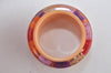 Authentic Louis Vuitton Berg Farandole Ring Pink M65037 Size 12 LV K8892