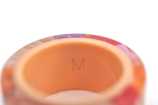 Authentic Louis Vuitton Berg Farandole Ring Pink M65037 Size 12 LV K8892