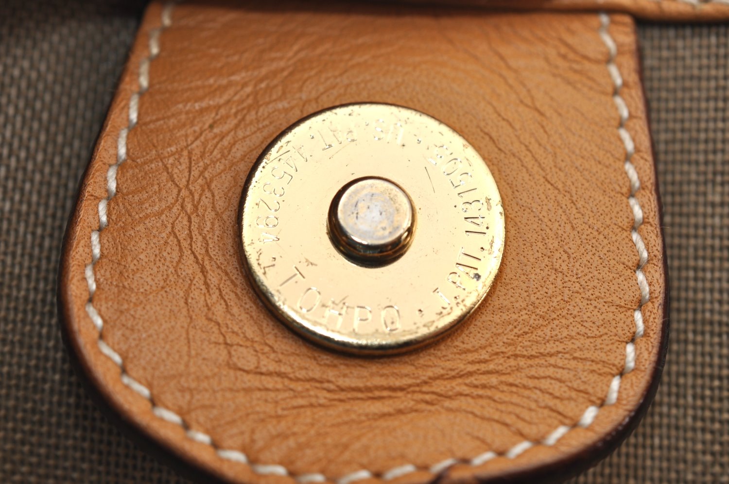 Authentic GUCCI Micro GG PVC Leather ShoulderTote Bag Brown K8895