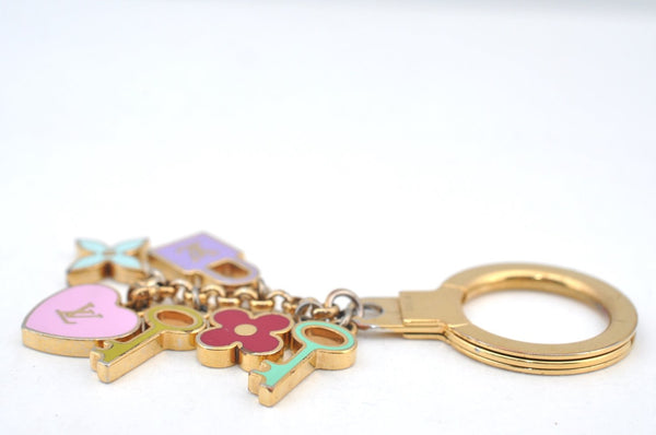 Authentic Louis Vuitton Porte Cles Pretty Charm Bag Charm Gold M66145 LV K8897