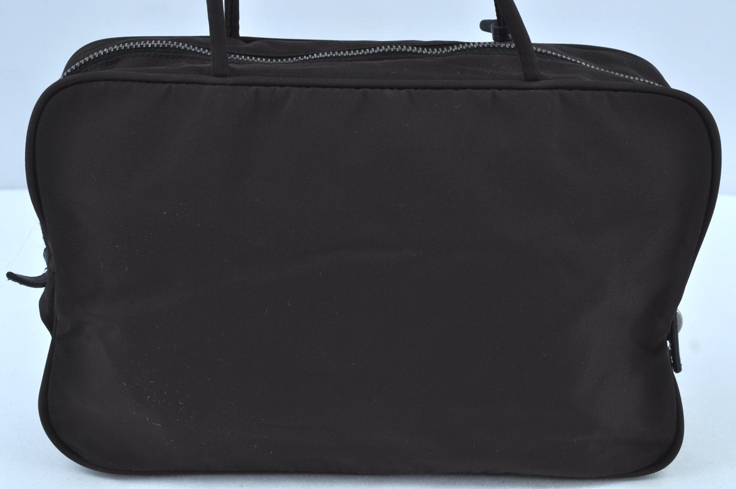 Authentic PRADA Nylon Tessuto Shoulder Hand Bag Brown K8903