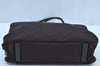 Authentic PRADA Nylon Tessuto Shoulder Hand Bag Brown K8903
