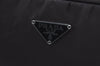 Authentic PRADA Nylon Tessuto Shoulder Hand Bag Brown K8903