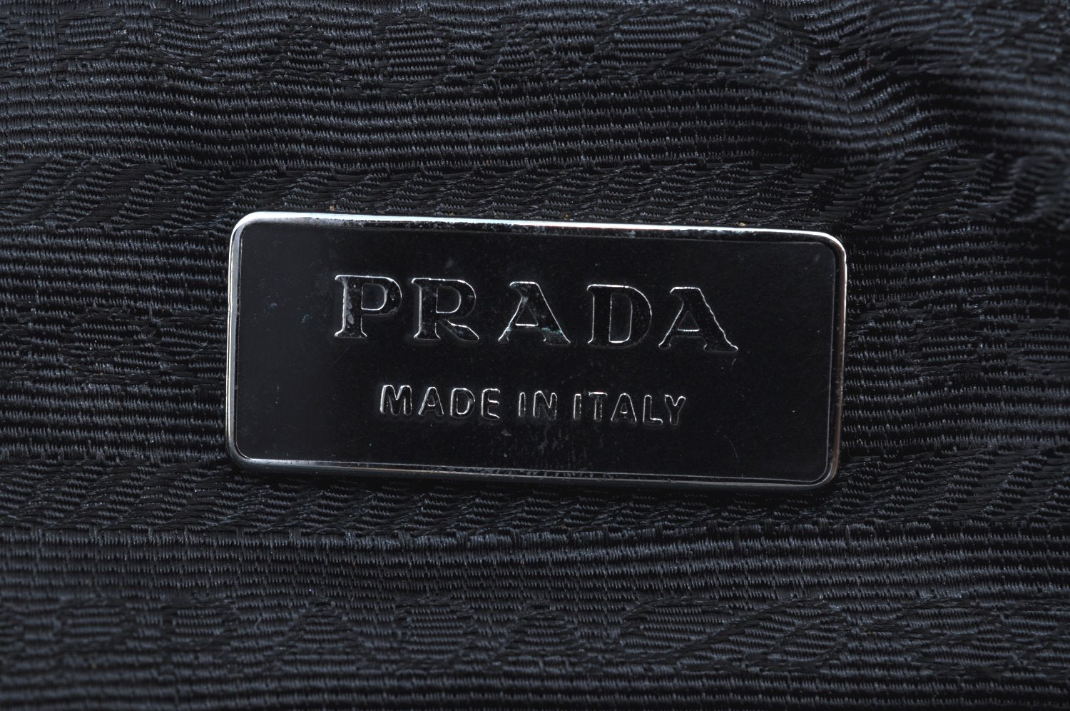 Authentic PRADA Nylon Tessuto Shoulder Hand Bag Brown K8903