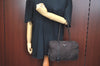 Authentic PRADA Nylon Tessuto Shoulder Hand Bag Brown K8903