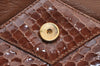 Authentic GUCCI Shoulder Cross Bag Leather Brown K8906