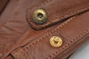 Authentic GUCCI Shoulder Cross Bag Leather Brown K8906