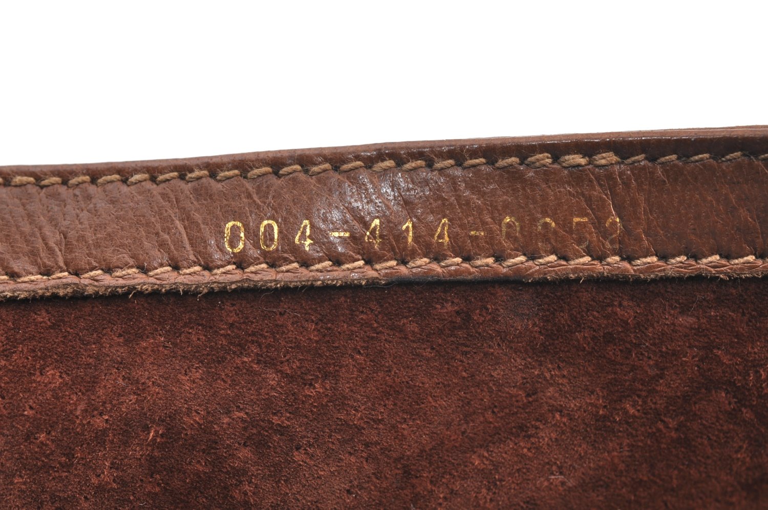 Authentic GUCCI Shoulder Cross Bag Leather Brown K8906