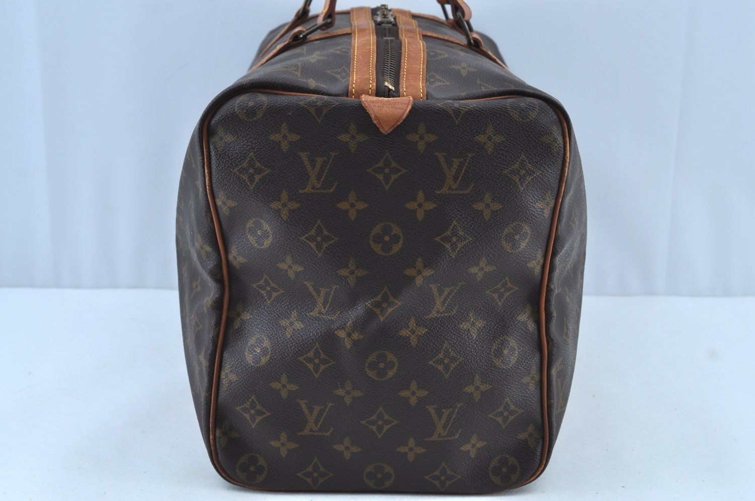 Authentic Louis Vuitton Monogram Sac Chaussures 45 Boston Hand Bag LV Junk K8910