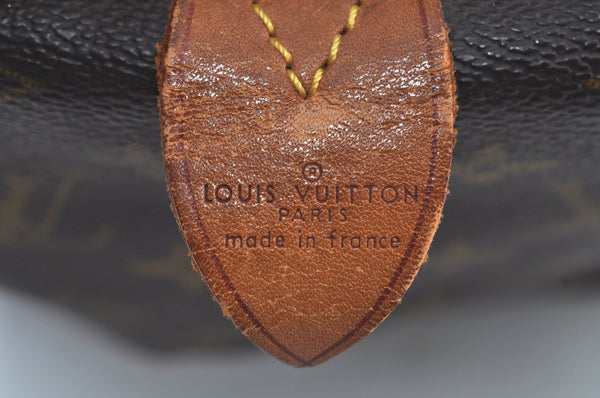 Authentic Louis Vuitton Monogram Sac Chaussures 45 Boston Hand Bag LV Junk K8910