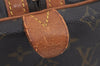 Authentic Louis Vuitton Monogram Sac Chaussures 45 Boston Hand Bag LV Junk K8910