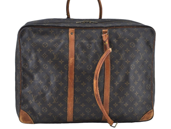 Auth Louis Vuitton Monogram Sirius 50 Travel Boston Bag M41406 LV Junk K8913