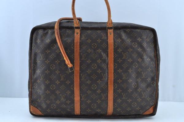 Auth Louis Vuitton Monogram Sirius 50 Travel Boston Bag M41406 LV Junk K8913