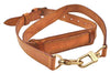 Authentic Louis Vuitton Leather Shoulder Strap Beige 35.4-42.5" LV K8914