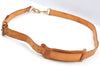 Authentic Louis Vuitton Leather Shoulder Strap Beige 39.4-46.5" LV K8917