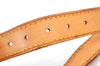 Authentic Louis Vuitton Leather Shoulder Strap Beige 39.4-46.5" LV K8917