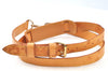 Authentic Louis Vuitton Leather Shoulder Strap Beige 39.8-46.9" LV K8918