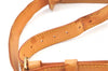 Authentic Louis Vuitton Leather Shoulder Strap Beige 39.8-46.9" LV K8918