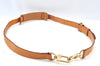 Authentic Louis Vuitton Leather Shoulder Strap Beige 24.4-31.5" LV K8919