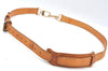 Authentic Louis Vuitton Leather Shoulder Strap Beige 24.4-31.5" LV K8919