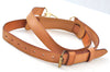 Authentic Louis Vuitton Leather Shoulder Strap Beige 27.6-34.3" LV K8921