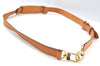 Authentic Louis Vuitton Leather Shoulder Strap Beige 27.6-34.3" LV K8921