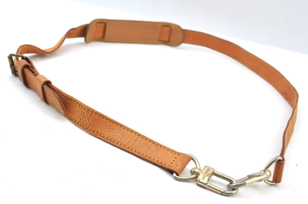 Authentic Louis Vuitton Leather Shoulder Strap Beige 40.2-47.2" LV K8922