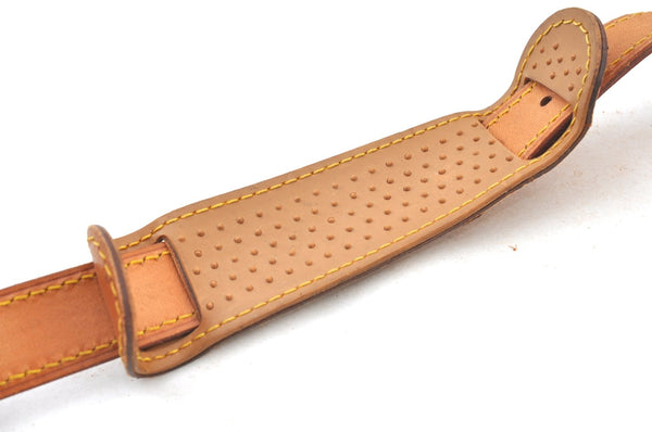 Authentic Louis Vuitton Leather Shoulder Strap Beige 39.4-46.5" LV K8923