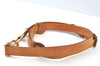 Authentic Louis Vuitton Leather Shoulder Strap Beige 27.6-35" LV K8924