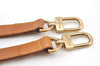 Authentic Louis Vuitton Leather Shoulder Strap Beige 27.6-35" LV K8924