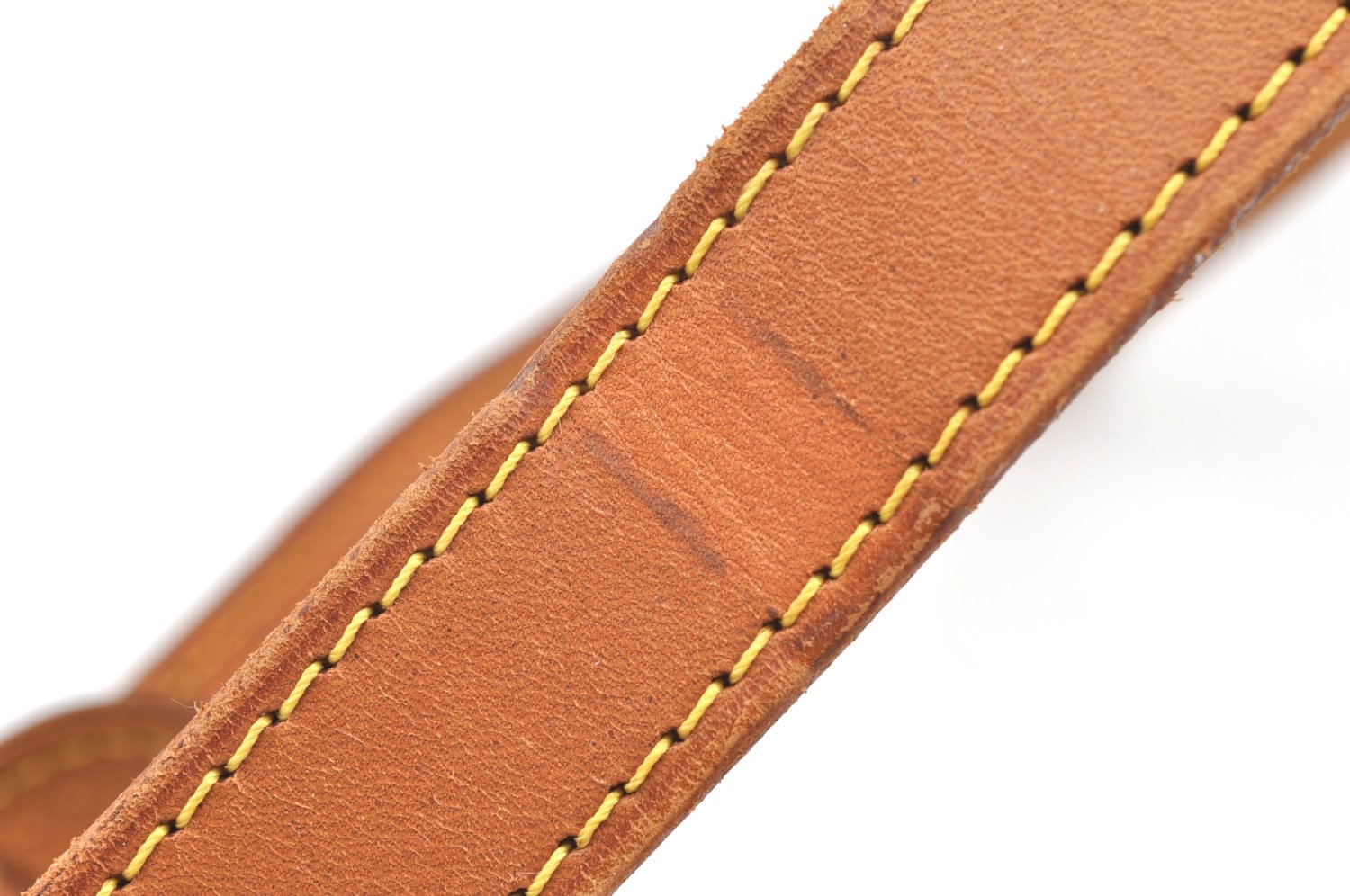 Authentic Louis Vuitton Leather Shoulder Strap Beige 27.6-35