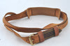 Authentic Louis Vuitton Leather Shoulder Strap 40.6-48" Beige LV K8926