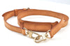 Authentic Louis Vuitton Leather Shoulder Strap Beige 39.4-46.5" LV K8928