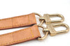 Authentic Louis Vuitton Leather Shoulder Strap Beige 39.4-46.5" LV K8928