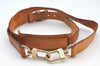 Authentic Louis Vuitton Leather Shoulder Strap Beige 39.4-46.1" LV K8929