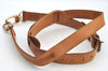 Authentic Louis Vuitton Leather Shoulder Strap Beige 39.4-46.1" LV K8929