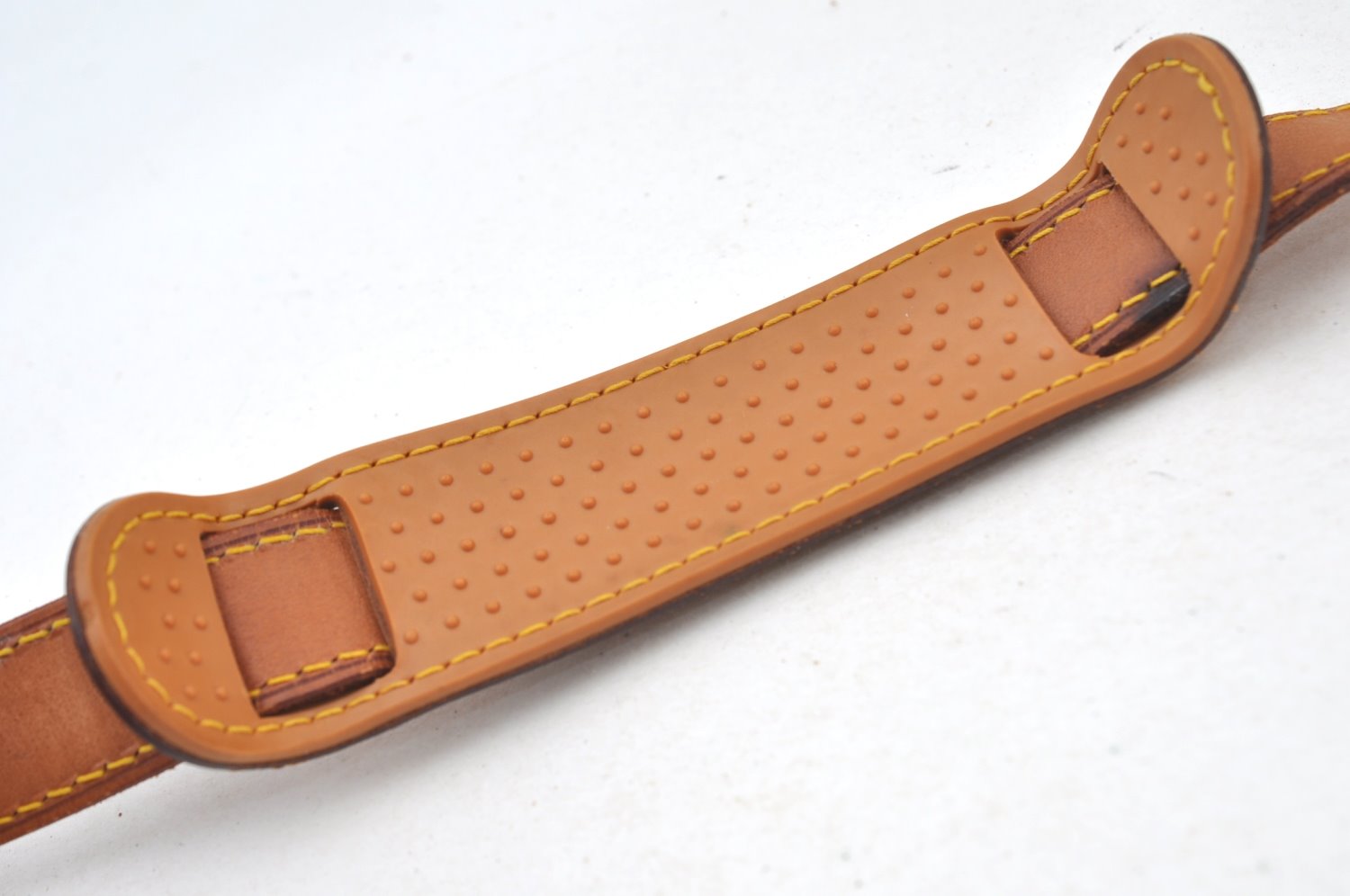 Authentic Louis Vuitton Leather Shoulder Strap Beige 39.4-46.1