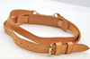 Authentic Louis Vuitton Leather Shoulder Strap Beige 39.8-46.9" LV K8930