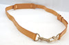 Authentic Louis Vuitton Leather Shoulder Strap Beige 39.8-46.9" LV K8930