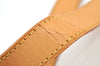 Authentic Louis Vuitton Leather Shoulder Strap Beige 39.8-46.9" LV K8930