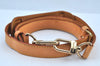 Authentic Louis Vuitton Leather Shoulder Strap Beige 34.6-41.7" LV K8932