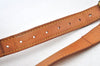 Authentic Louis Vuitton Leather Shoulder Strap Beige 40.2-47.2" LV K8935