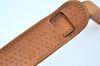 Authentic Louis Vuitton Leather Shoulder Strap Beige 35.8-42.9" LV K8936