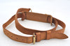 Authentic Louis Vuitton Leather Shoulder Strap Beige 39.4-46.5" LV K8937