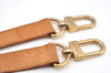 Authentic Louis Vuitton Leather Shoulder Strap Beige 39.4-46.5" LV K8937