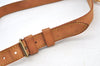 Authentic Louis Vuitton Leather Shoulder Strap Beige 39.4-46.5" LV K8937