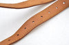 Authentic Louis Vuitton Leather Shoulder Strap Beige 39.4-46.5" LV K8937