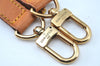 Authentic Louis Vuitton Leather Shoulder Strap Beige 37.8-44.9" LV K8938